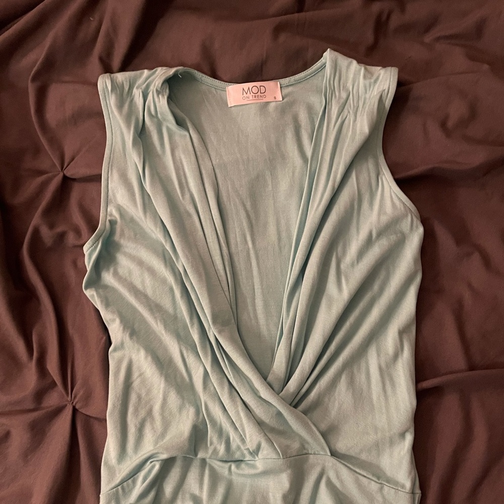 MOD body suit light blue size small